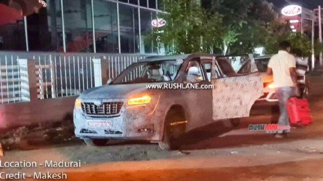 XUV700 spotted | Credits- RUSHLANE