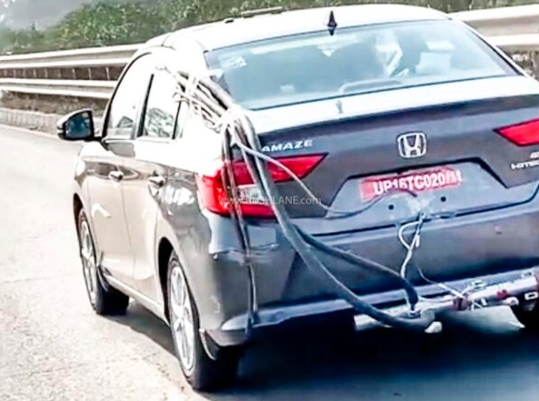 Honda Amaze CNG Spied