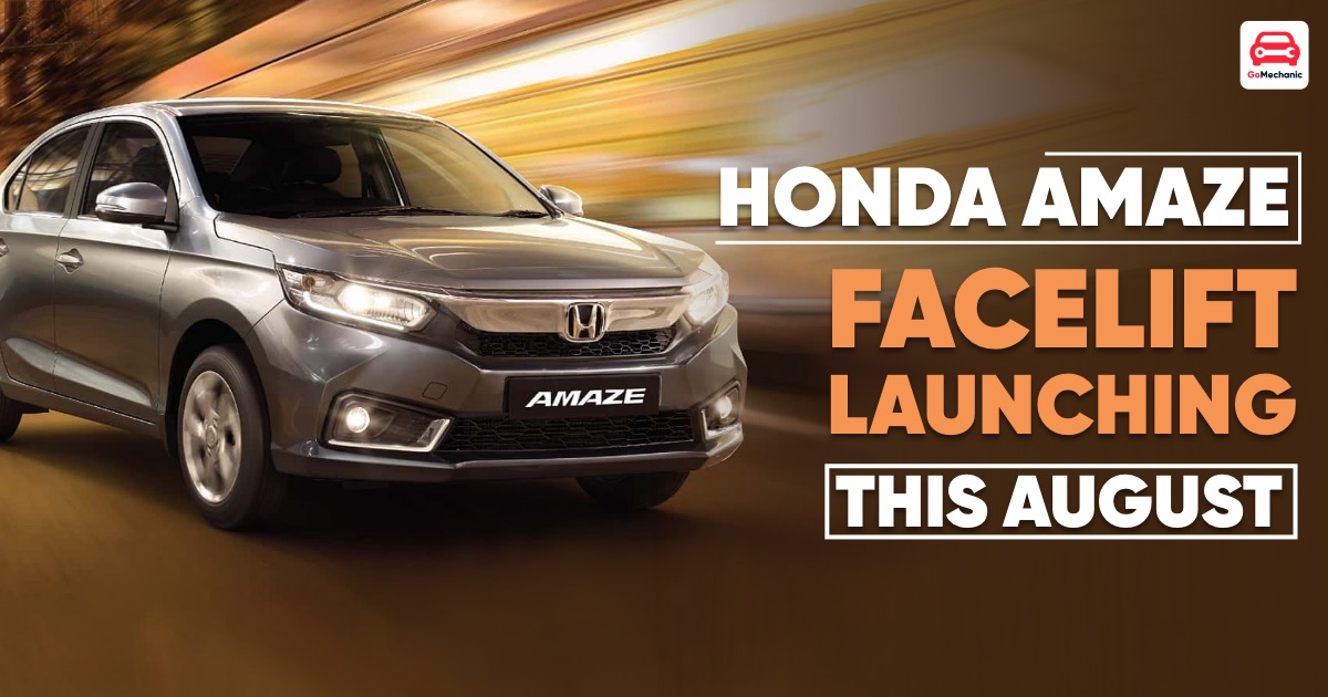 Honda amaze facelift