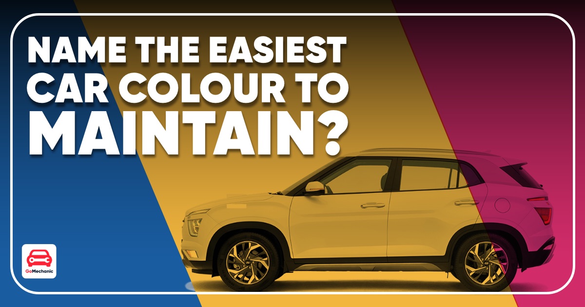 Easiest Car Colour To Maintain