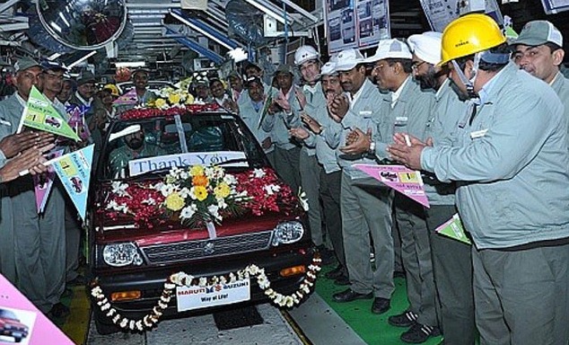 The last Maruti Suzuki 800 produced