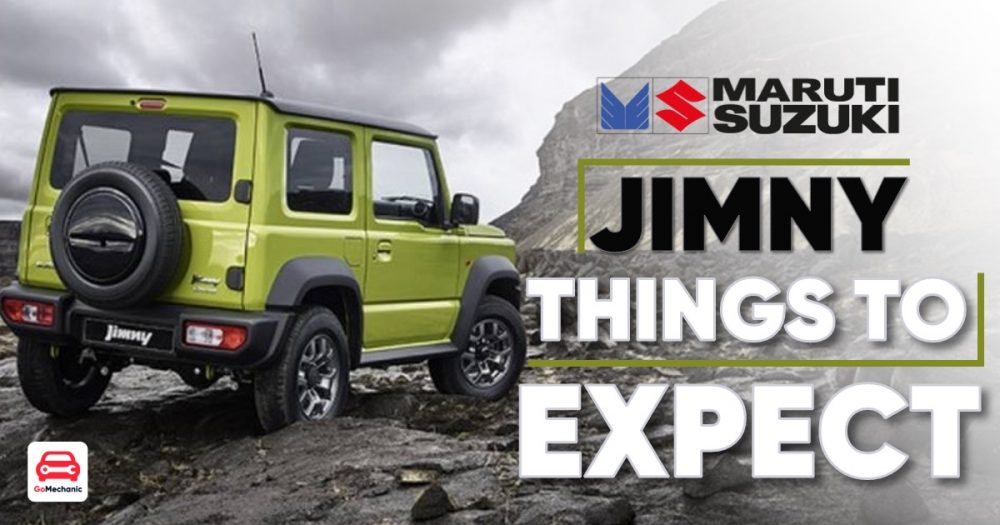 Things We Expect From The Upcoming Maruti Suzuki Jimny
