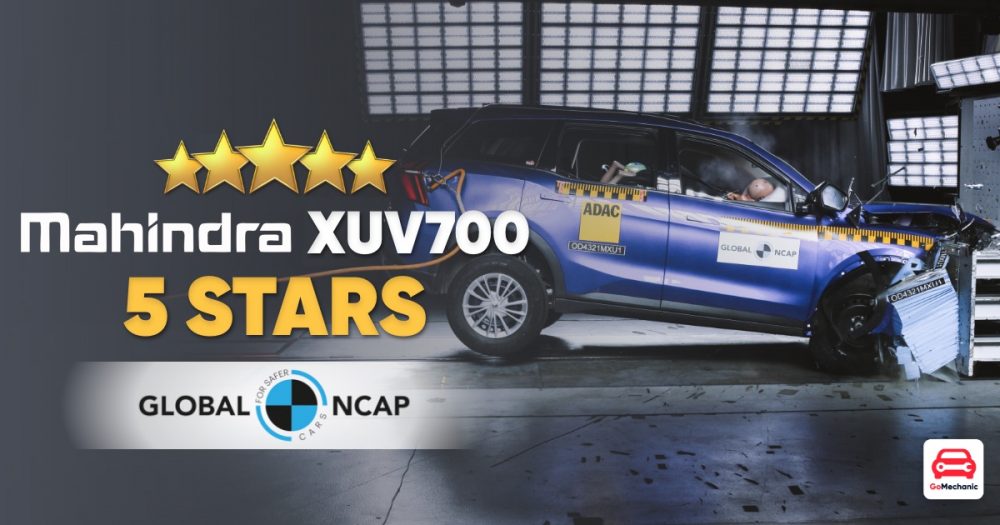 Mahindra XUV700 Scores 5 Stars Global NCAP