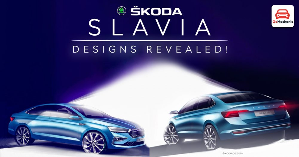 Skoda Slavia Design Sketch Revealed