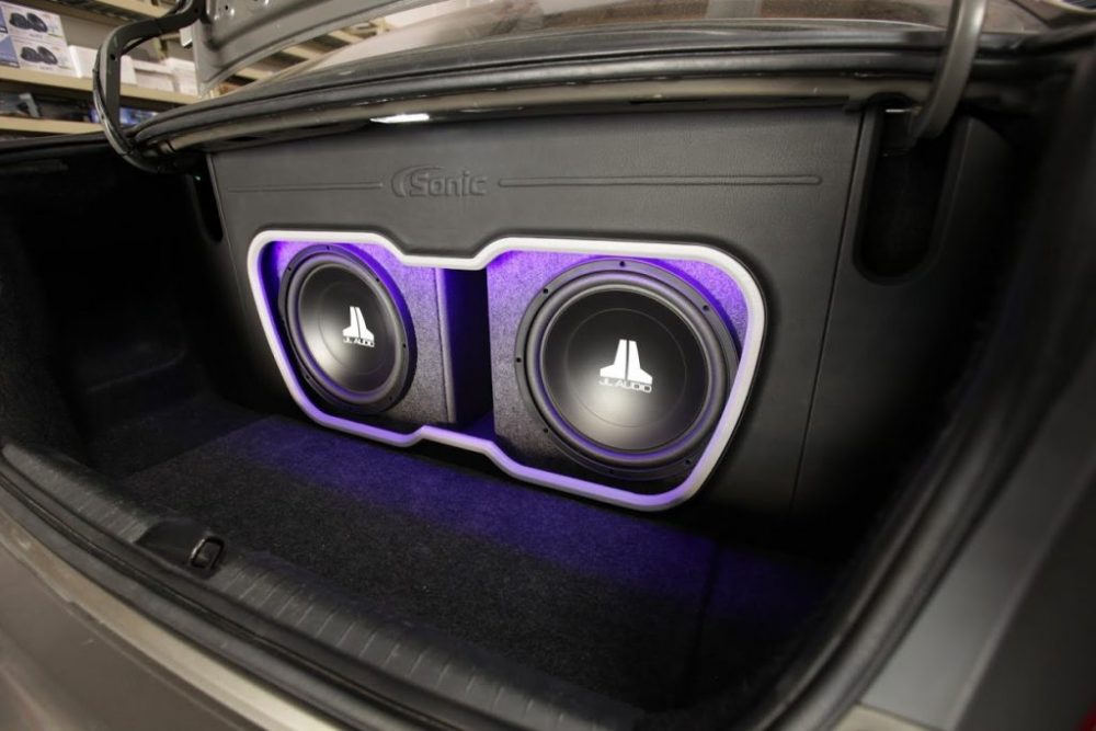 Subwoofer in the trunk