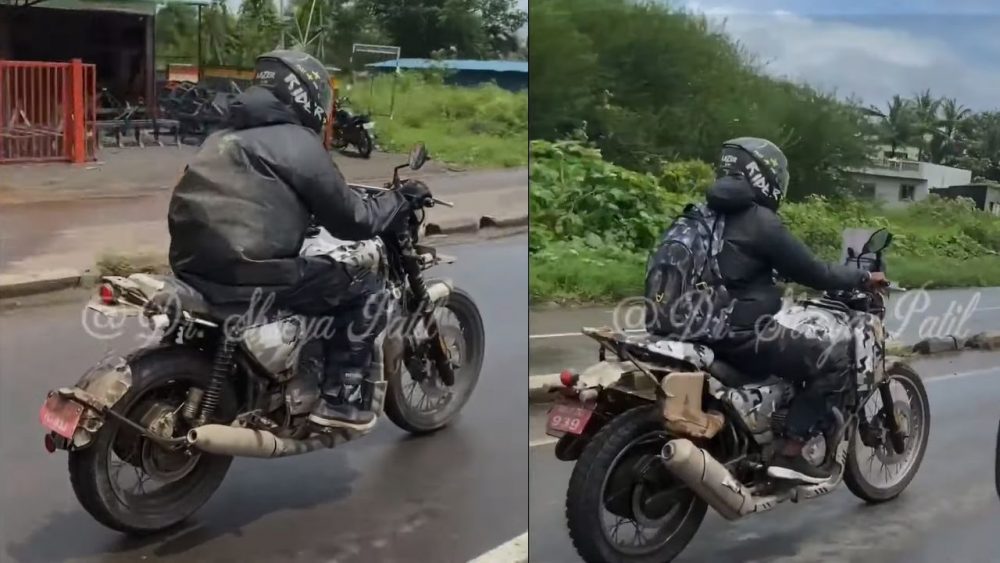 Yezdi Roadking Scambler and ADV spotted testing