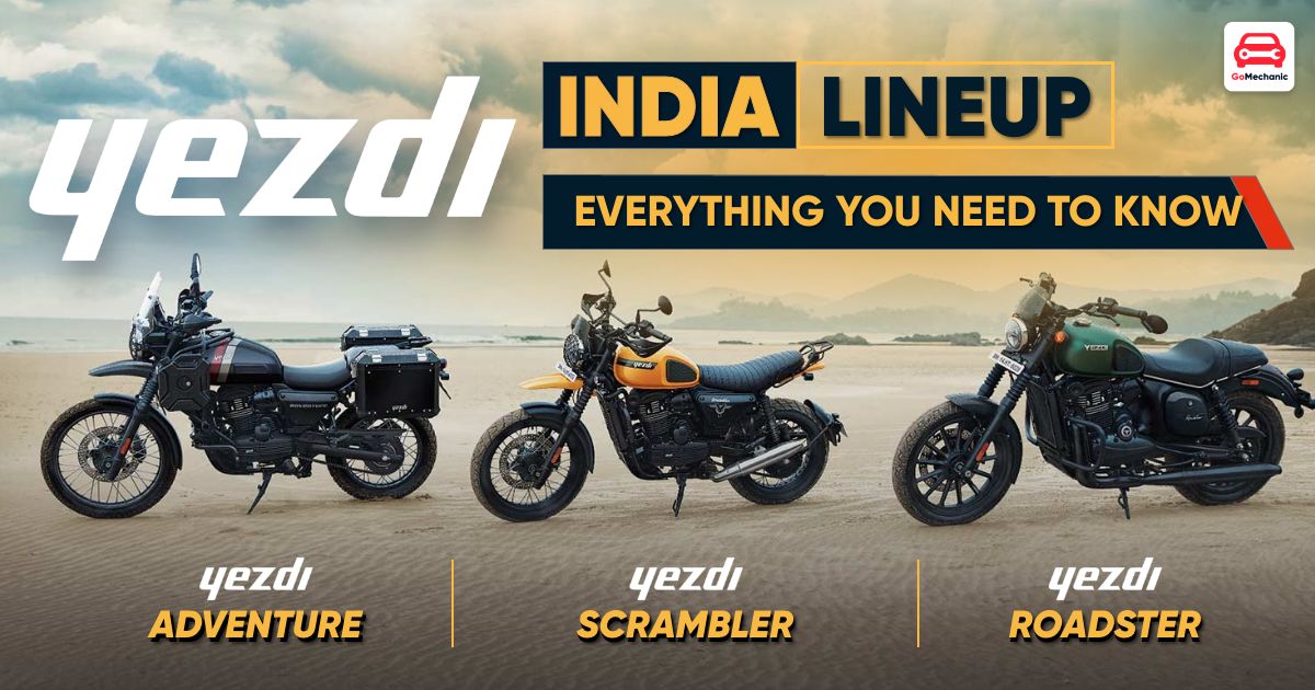 Yezdi India Lineup