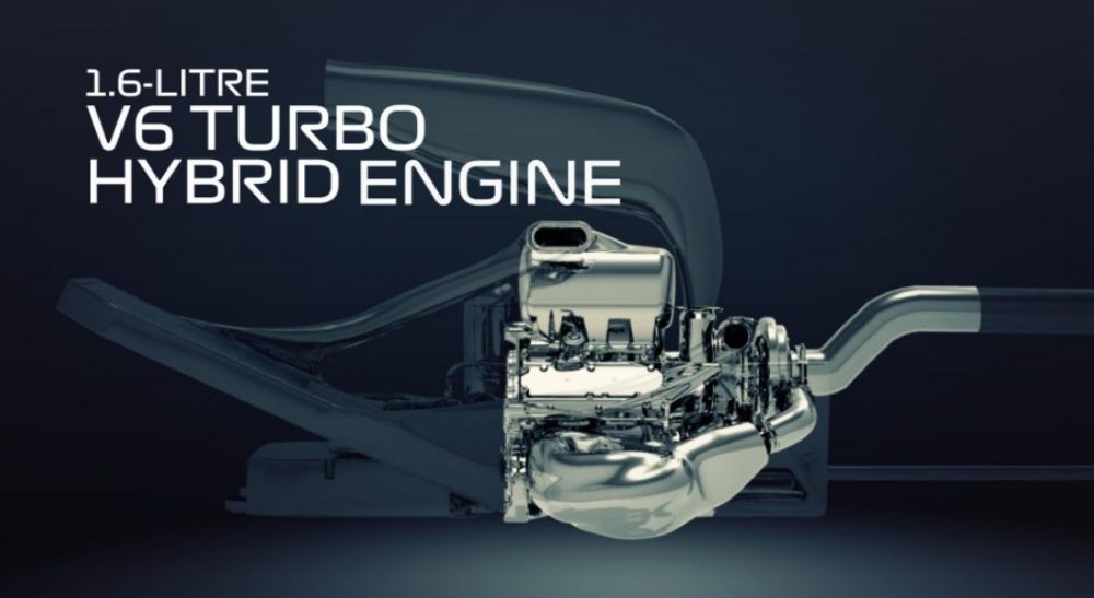 F1 V6 hybrid engine
