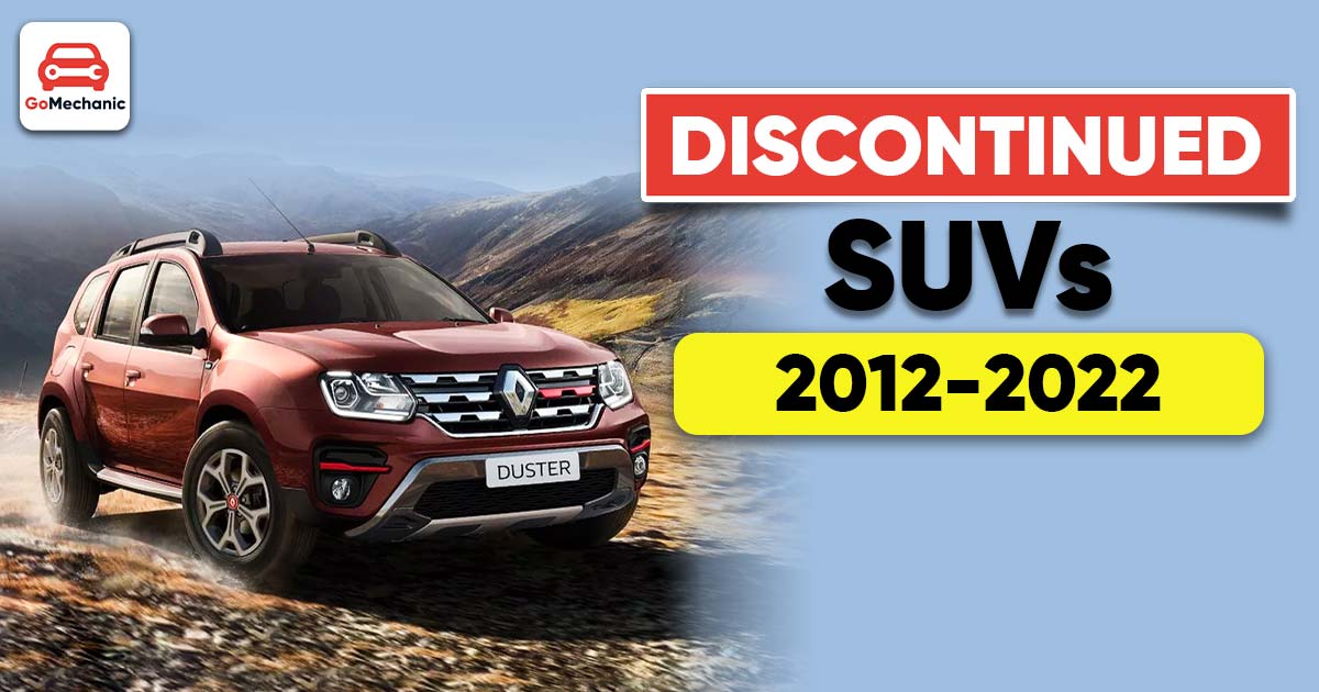 10 SUVs That Were Discontinued In India In The Last Decade!