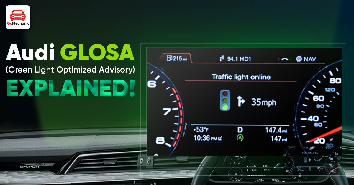 Audi GLOSA (Green Light Optimized Speed Advisory) Explained!