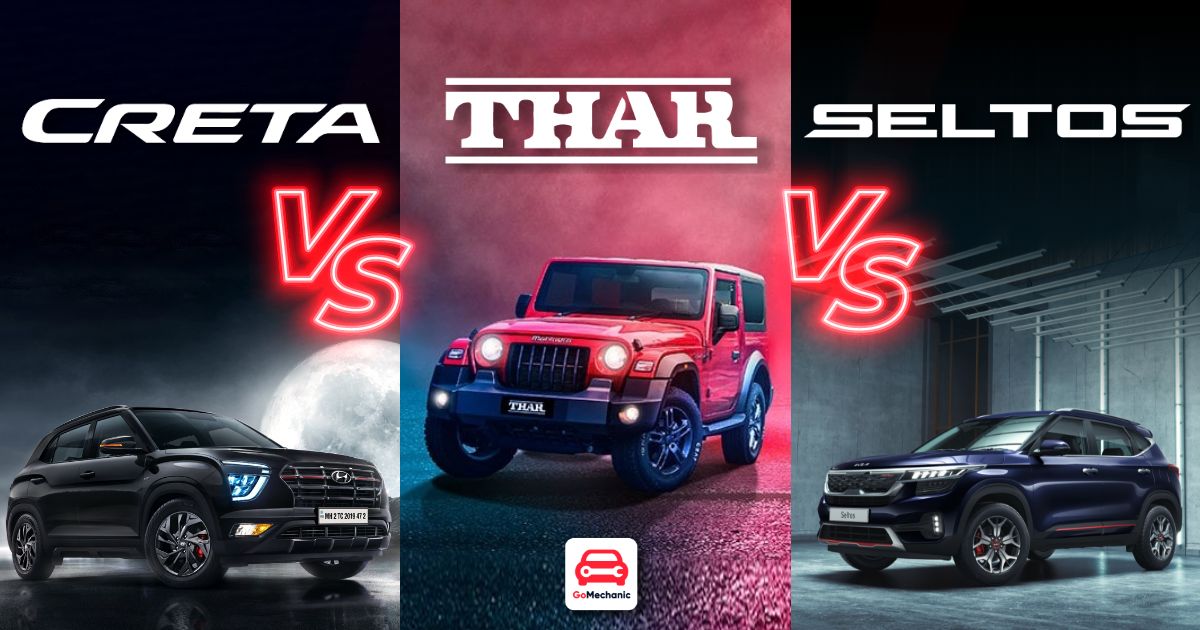 Thar VS Creta VS Seltos - Diesel Automatics Compared!