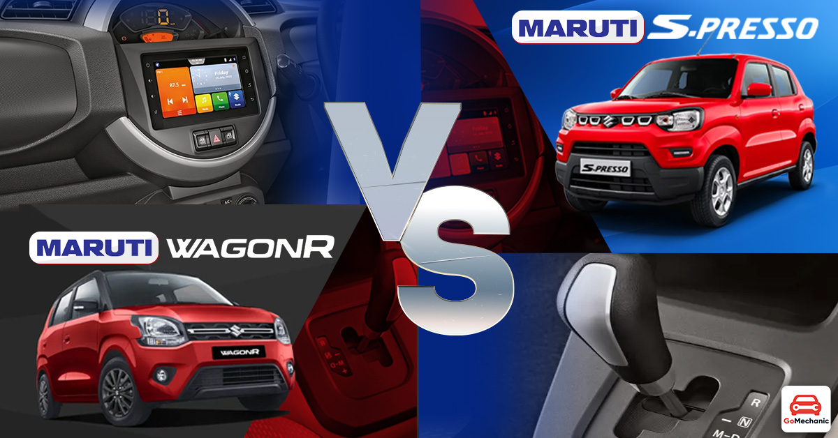 Maruti S-Presso vs Maruti WagonR | The sibling comparo