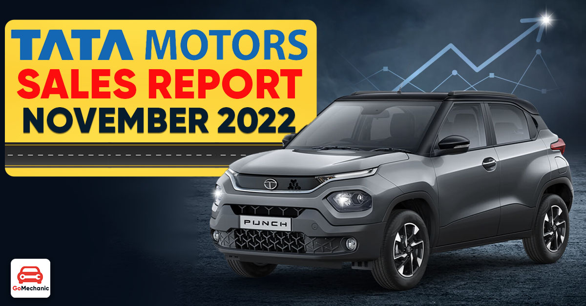 Tata Motors Car Sales November 2022