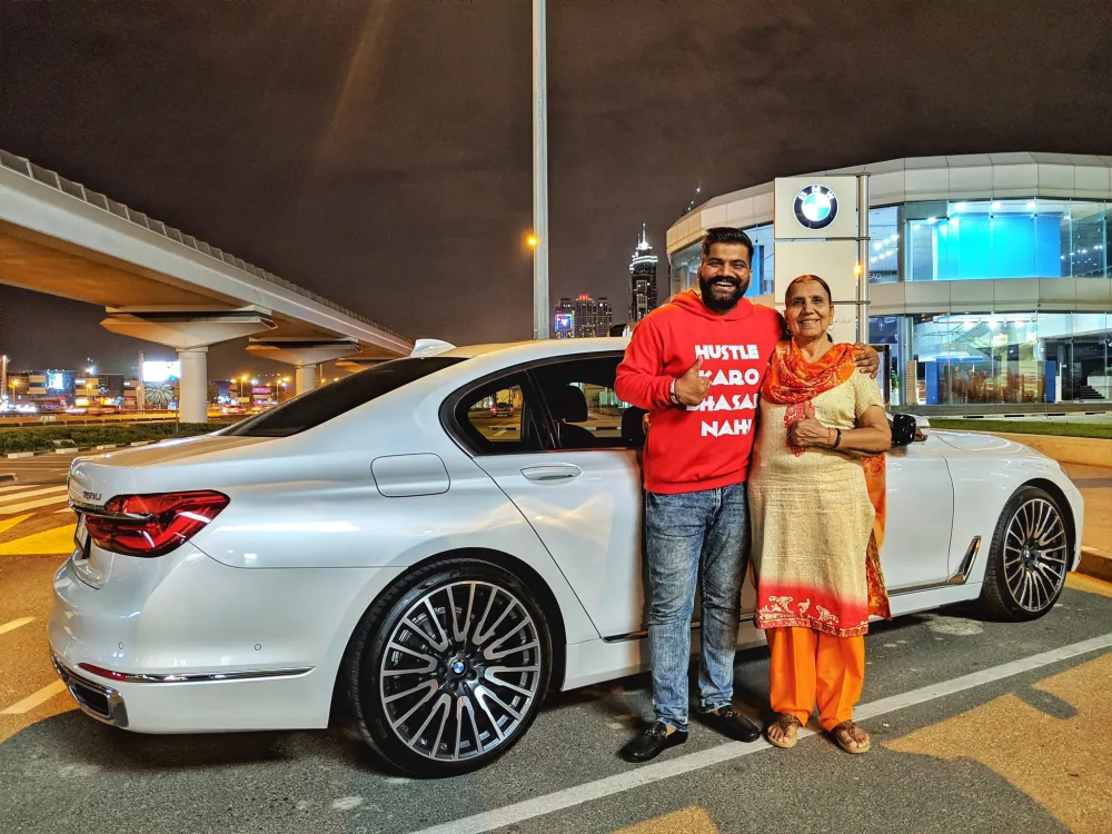 Gaurav Chaudhary’s BMW 7 Series