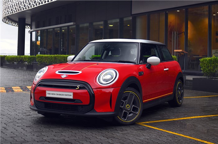 Mini Cooper SE Charged Edition India at Rs 55 lakh